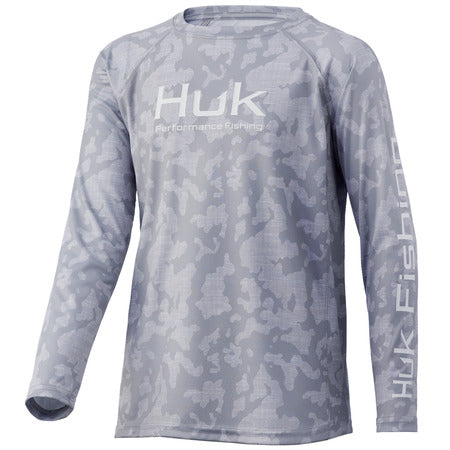 Huk Running Lakes Pursuit LS Shirt YOUTH