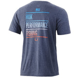 Huk Americana Brand Tee Shirt